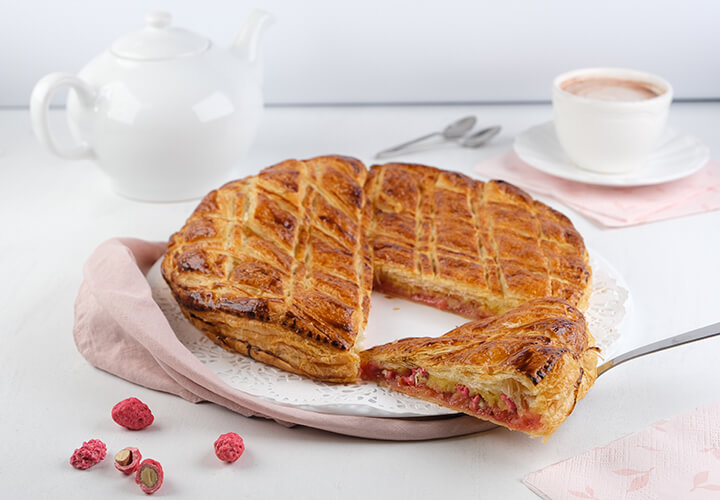 Galette des Rois aux Pralines roses