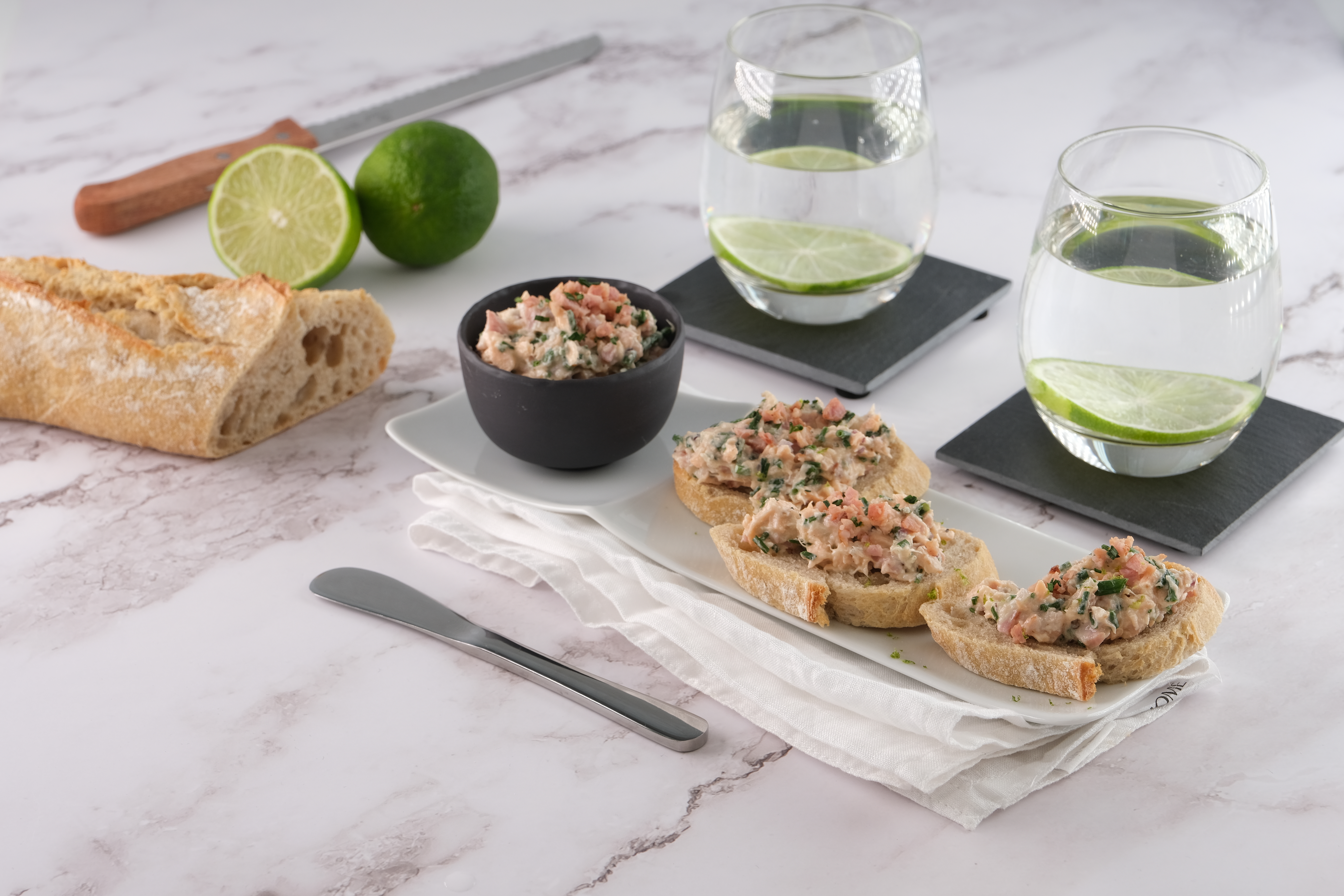 Rillettes saumon allumettes