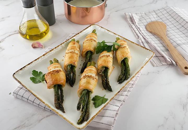 Feuilletés aux Asperges