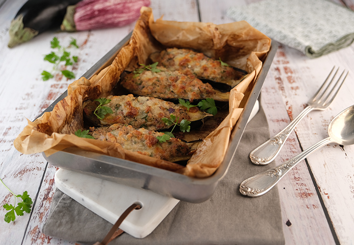 Aubergine farcie
