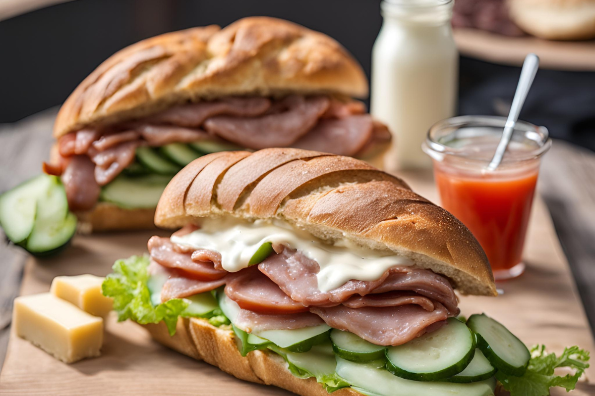 Sandwich campagnard au cervelas