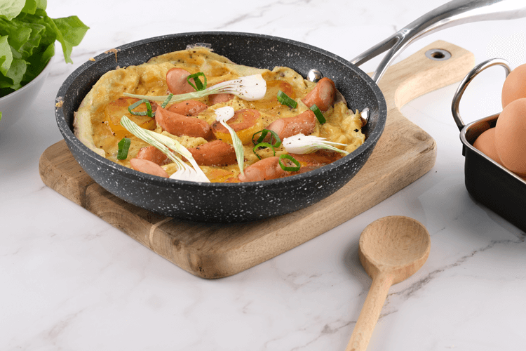 Omelette Pomme de Terre Knacki