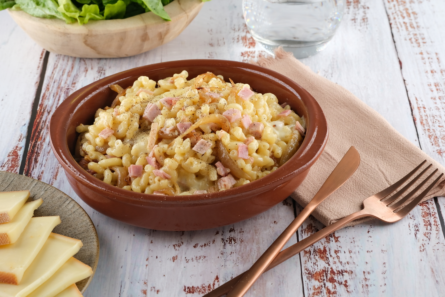 Coquillette Raclette Jambon
