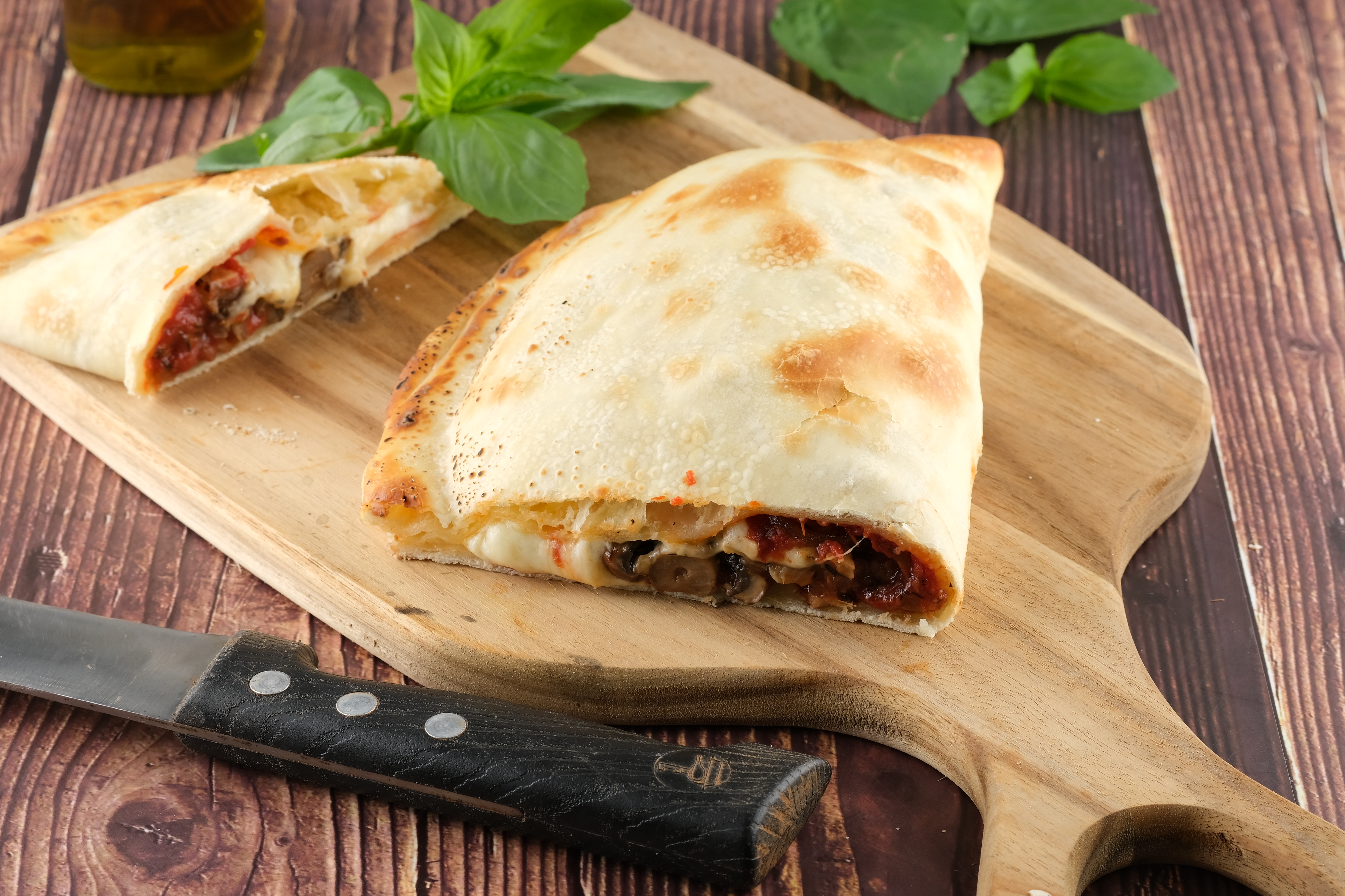 Calzone champignons & lardons