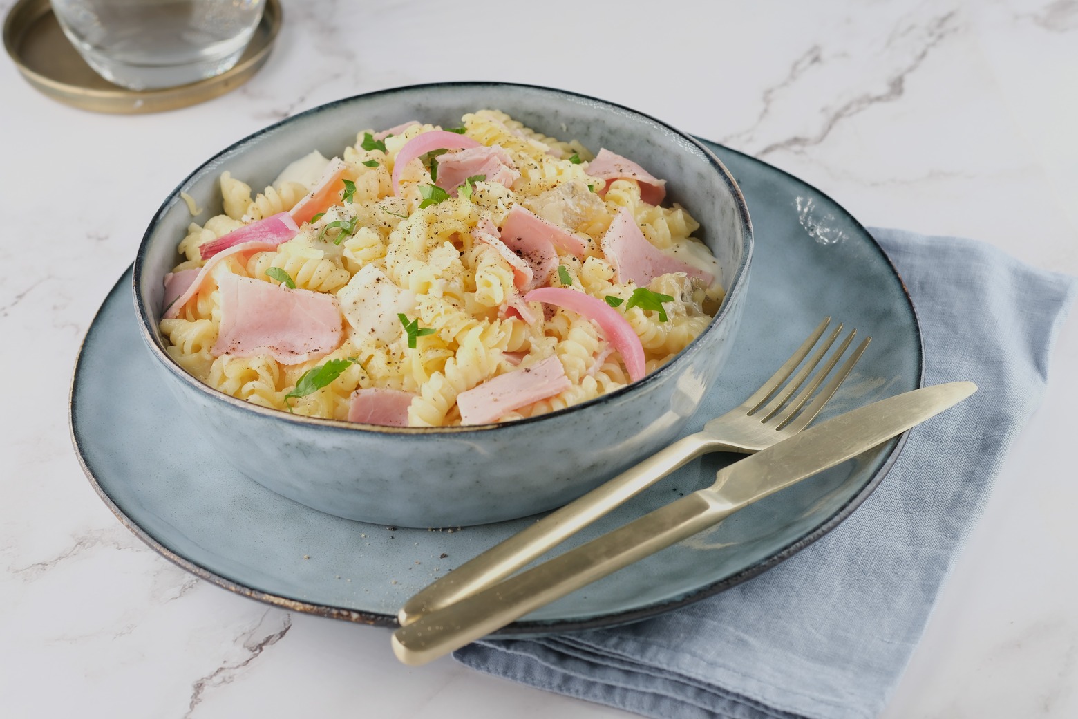 One Pot Pasta – Jambon & 4 Fromages