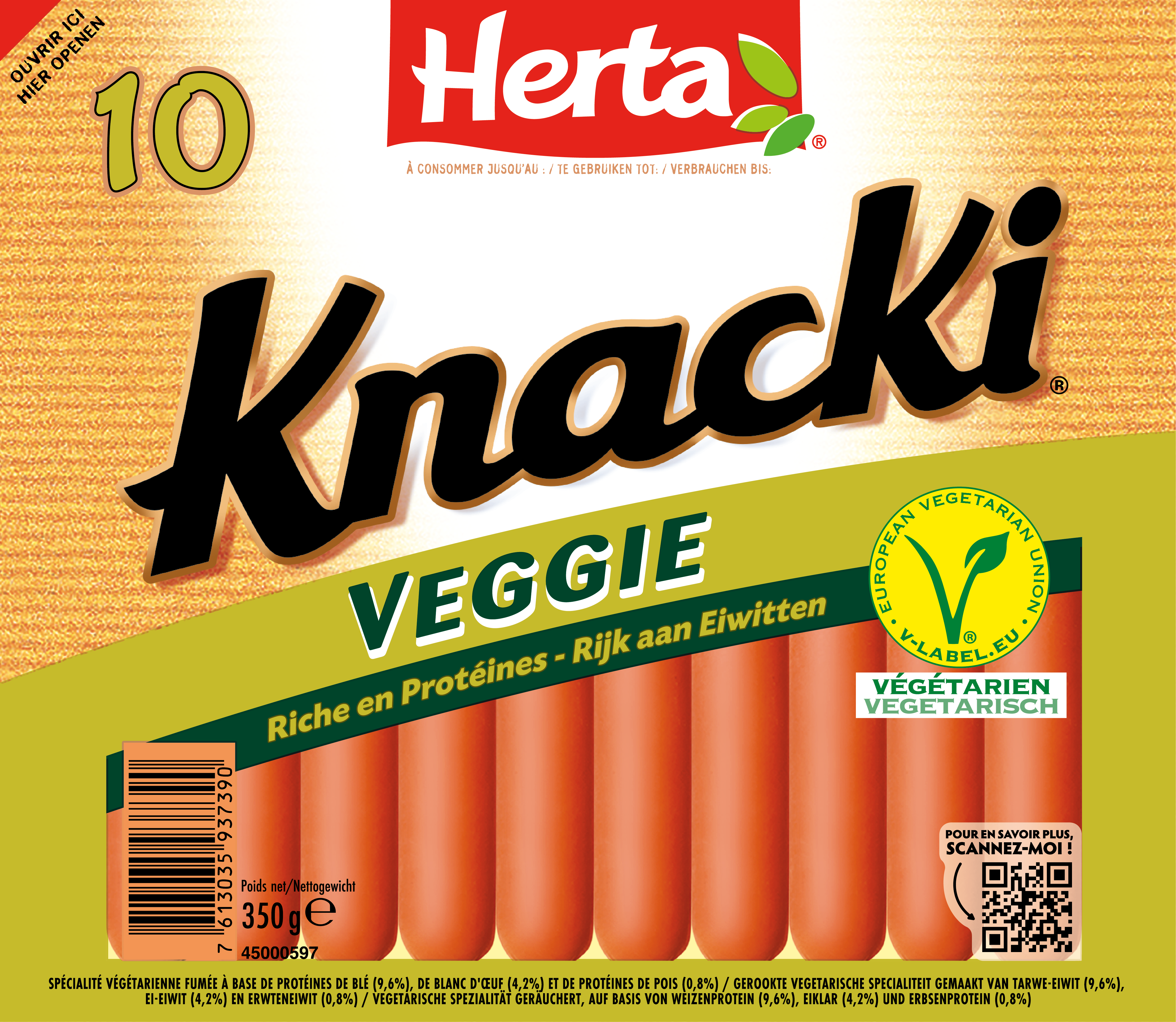 Knacki veggie x10