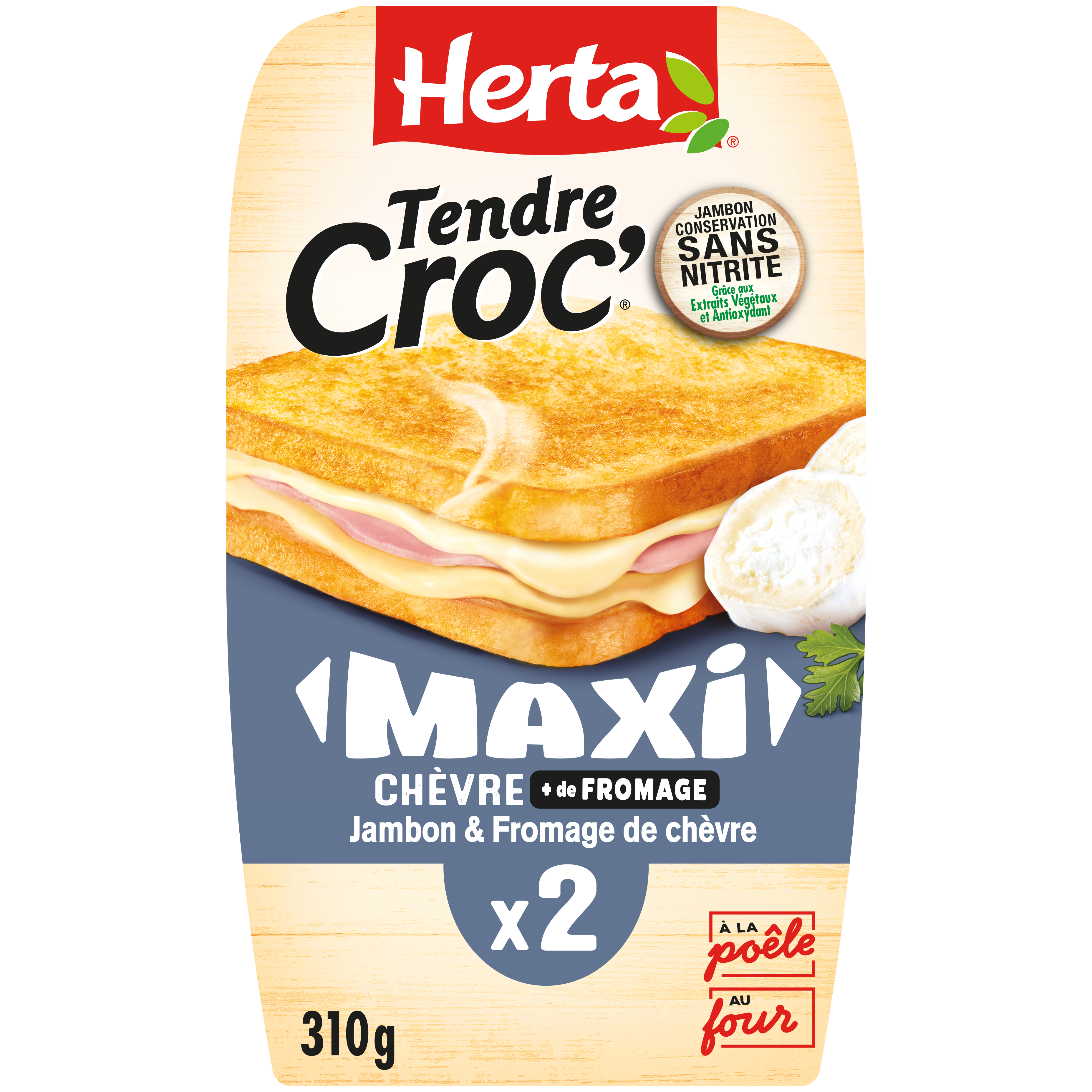 TENDRE CROC Maxi Chevre x2 310G