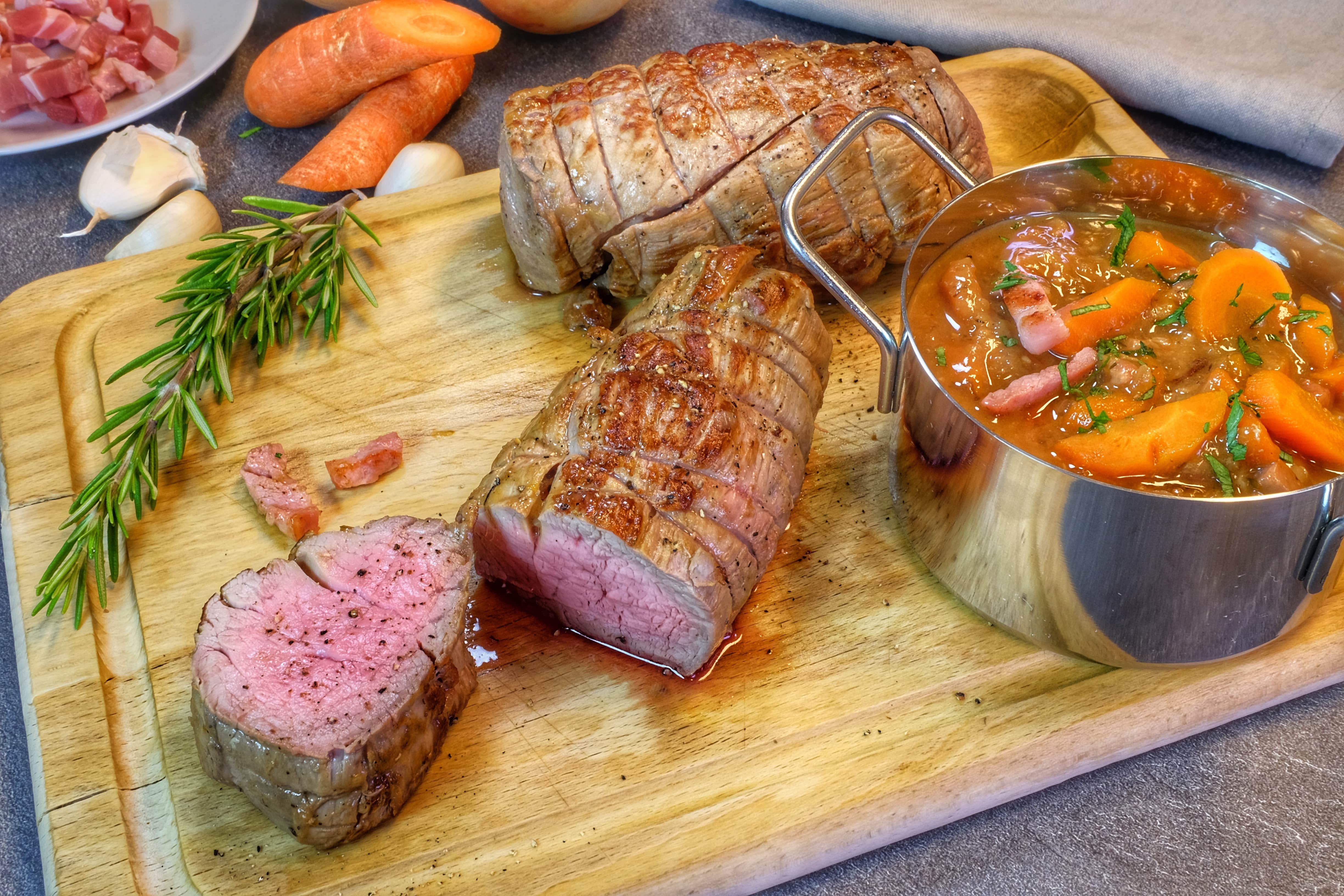 Recette Roti De Veau Aux Lardons Cookeo Herta