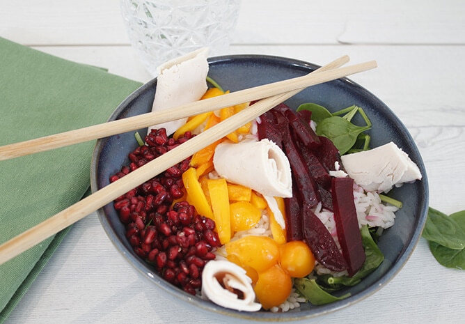 Poke bowl au blanc de poulet