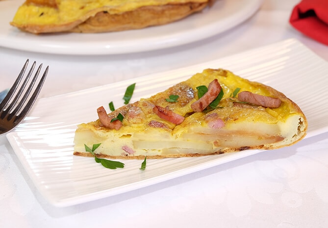 Tortillas aux lardons