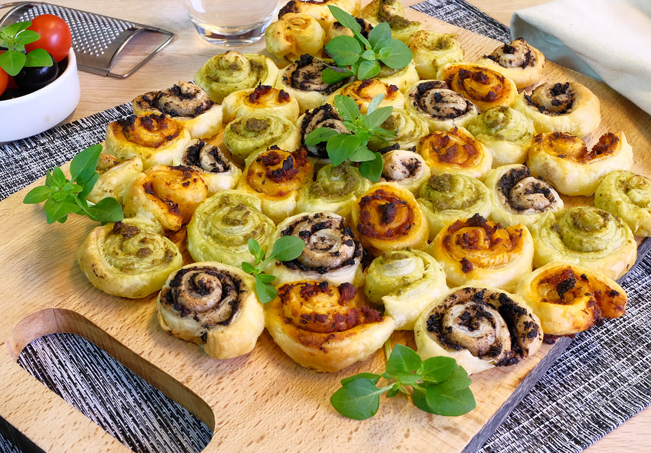 Tarte Apéro au pesto