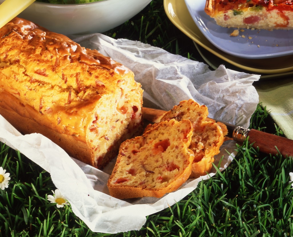 Cake salé aux olives et au comté
