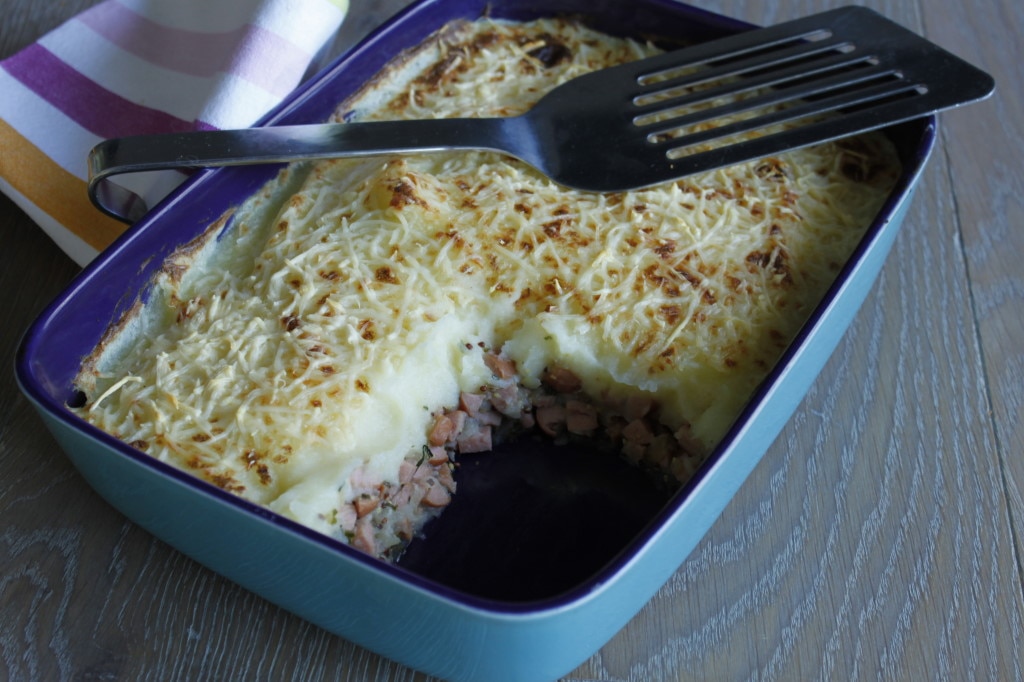 Hachis parmentier au Knacki