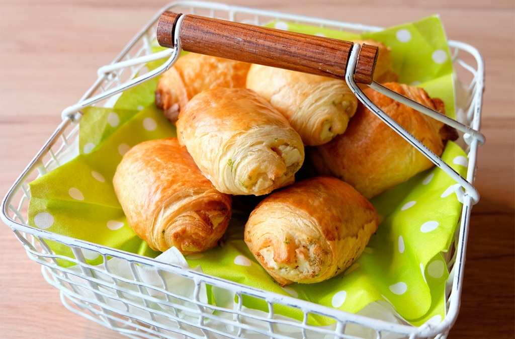 Petits pains au chocolat blanc et citron vert