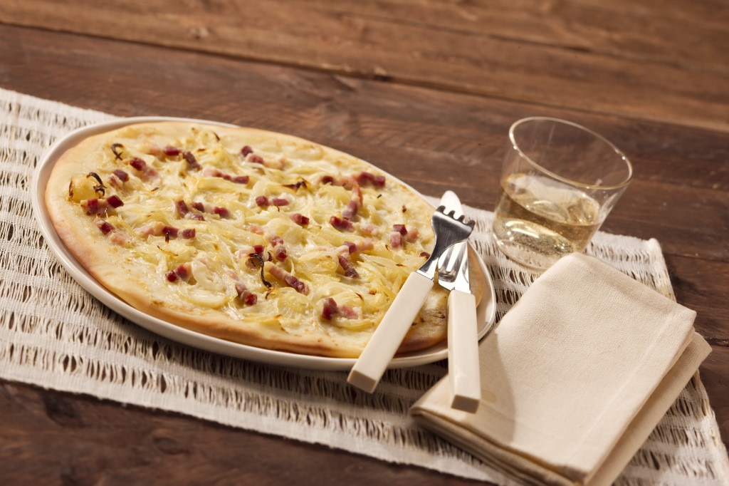Pizza façon flammenkuche