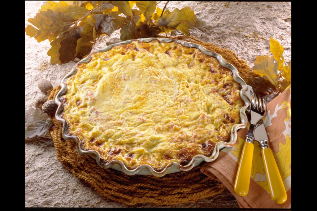 Quiche purée au jambon-image
