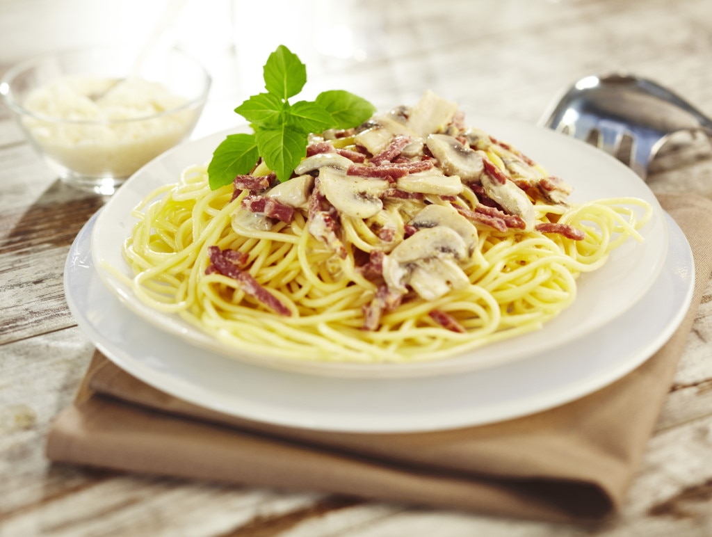Spaghetti façon carbonara