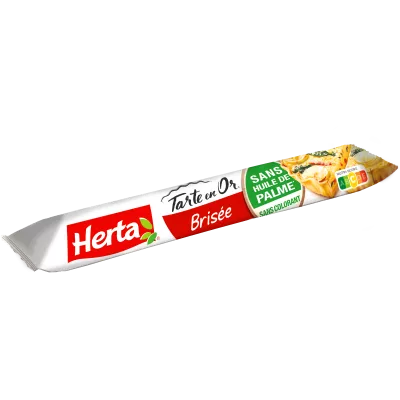 HERTA TARTE EN OR Pâte Brisée sans huile de palme 230g