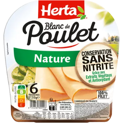 Blanc de poulet nature x6 CSN