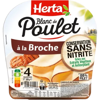 Blanc de poulet à la broche CSN x4