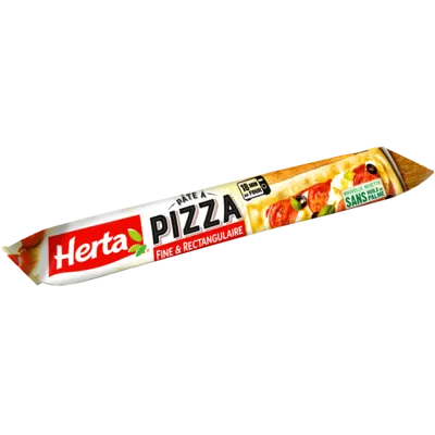 HERTA Pâte à Pizza Fine et Rectangulaire 390g PNG.png