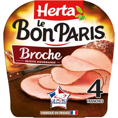 Jambon Le Bon Paris A la proche viande de porc française