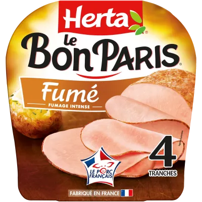 Jambon Le Bon Paris Fumé viande de porc française
