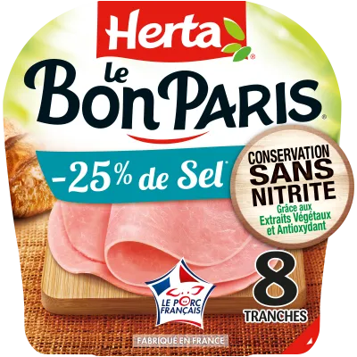 Le Bon Paris Conservation sans nitrites sel réduit 8T