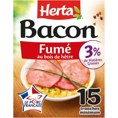 Bacon fumé 15T