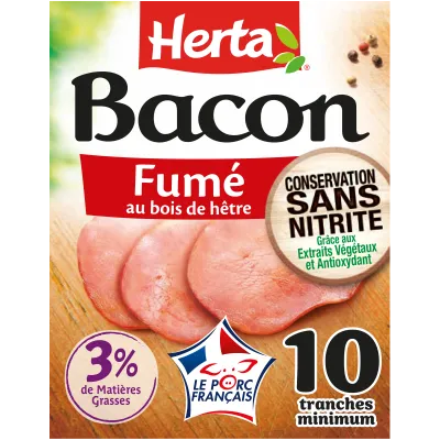Bacon fumé CSN X10