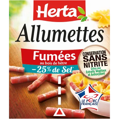 Allumettes Fumées Conservation Sans Nitrite Sel Réduit