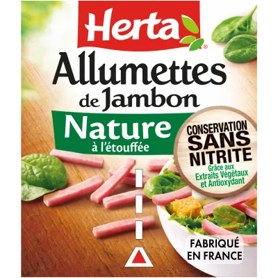 Allumettes de Jambon Conservation Sans Nitrite - 2x75g
