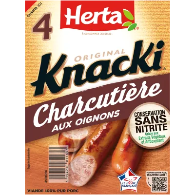 Knacki Charcutière aux Oignons