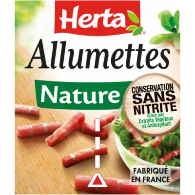 Allumettes Nature Conservation Sans Nitrite 2x75g
