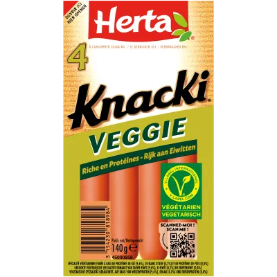 Knacki Veggie x4