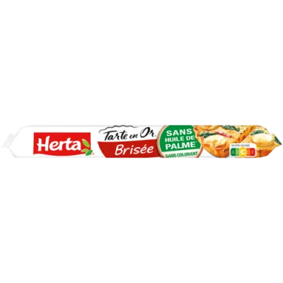 Tarte En Or Pâte Brisée Sans Huile De Palme