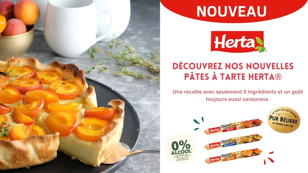 Découvrez nos nouvelles pâtes à tarte Herta