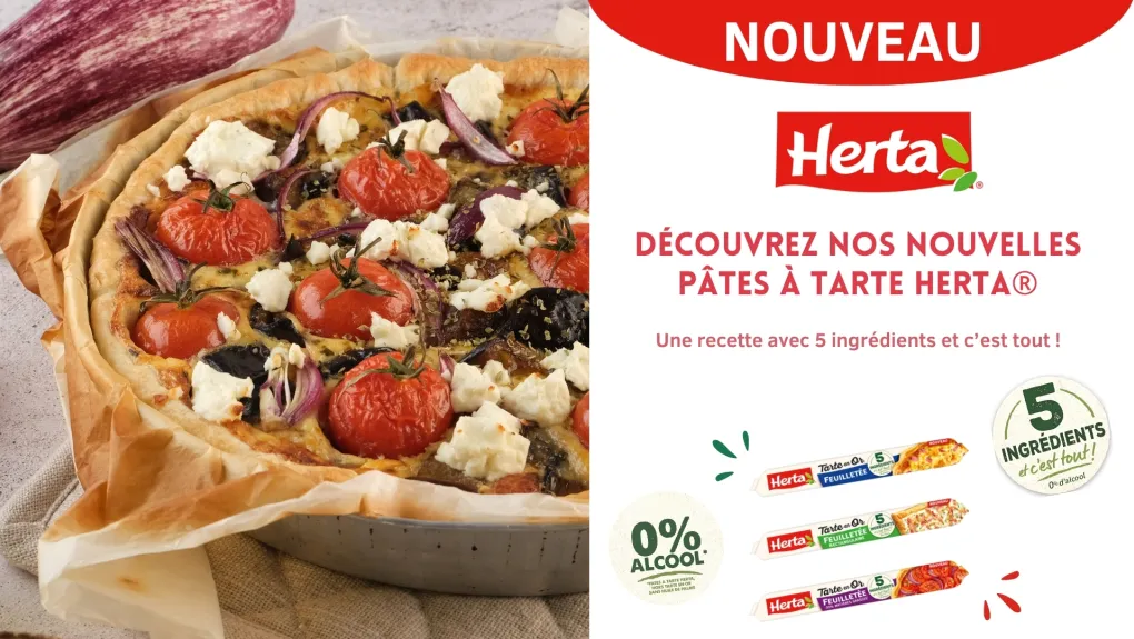 Découvrez nos nouvelles pâtes à tarte Herta