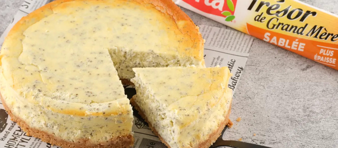Cheesecake aux graines de chia