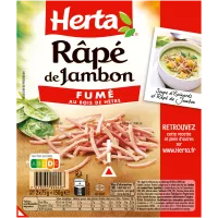 Râpé de jambon fumé 2x75g