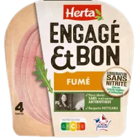 HERTA ENGAGE ET BON Fumé x4 140g