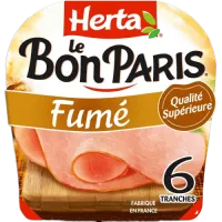 HERTA LE BON PARIS Jambon Fumé x6 -210g