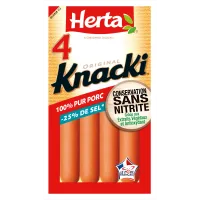 KNACKI ORIGINAL conservation sans nitrite sel réduit X4 
