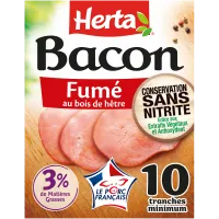 Bacon fumé CSN X10