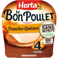 Le Bon Poulet Tranches Epaisses x4