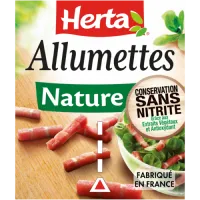 Allumettes Nature Conservation Sans Nitrite 2x75g