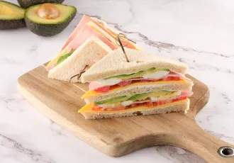 Club Sandwich Avocat Jambon fumé