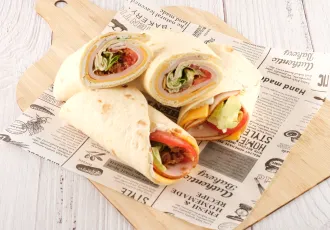 wraps poulet cheddar