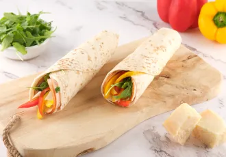 wraps poulet poivron