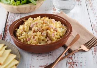 Coquillette Raclette Jambon